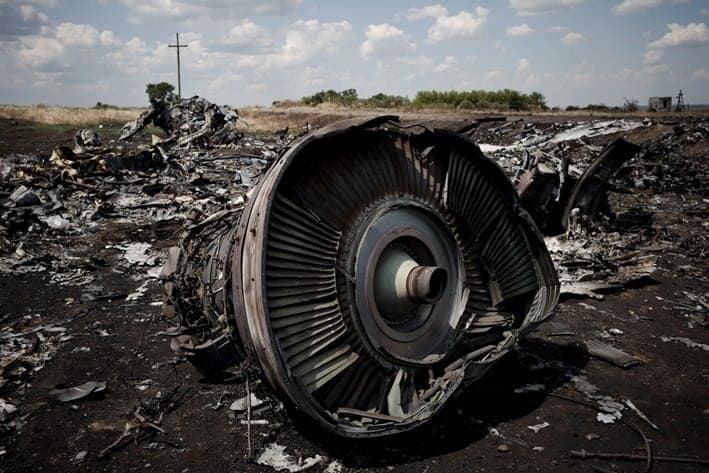 马航MH17残骸