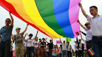 中国首届同性恋大游行