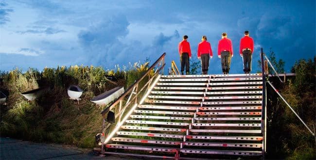 Oerol艺术节：奶牛、大海和沙滩之间的天然剧场(组图)