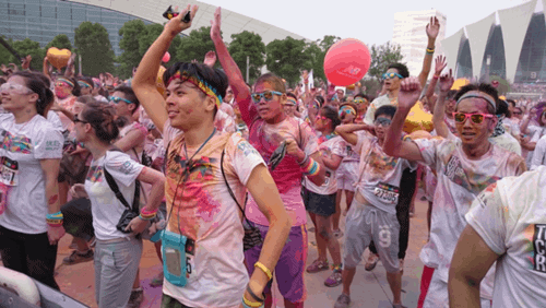 彩色跑Color Run是场大派对